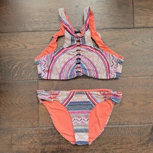 Red Carter Bikini